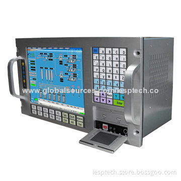 Rack Mount Indusrtial Computer, 19" 6U/12.1" TFT LCD/5-wire Touchscreen/P7550 CPU/2GB RAM/320GB HDD